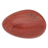 Lebensquelle Plus Beliebte Trommelstein | Trommelsteine poliert | Edelstein Handschmeichler Taschenstein (Jaspis, rot, L)