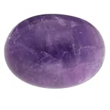 Lebensquelle Plus Beliebte Trommelstein | Trommelsteine poliert | Edelstein Handschmeichler Taschenstein (Amethyst, M)
