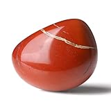 AWARDSEN Roter Jaspis Trommelsteinen, Kristalle Steine Stapelsteine Deko Steine Edelstein Zur Dekoration von Vasen, Brunnensteinen