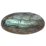 Lebensquelle Plus Beliebte Trommelstein | Trommelsteine poliert | Edelstein Handschmeichler Taschenstein (Labradorit, M)