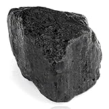 XIANNVXI Schwarzer Turmalin Große Rohstein Kristalle Naturstein Turmalin Stein Echt Natürlicher Kristall Steine Premium Wasserstein Reiki Witchy Decor Esoterik Geschenke 4.5–5.5 cm, 1PC