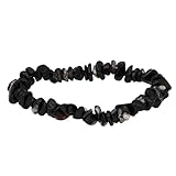 Lebensquelle Plus Onyx Splitterarmband | Hochwertiges Edelstein Armband