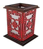 Tanno Design® Japan Kerzenhalter Ayu mit Teelichtfunktion in rot/schwarz