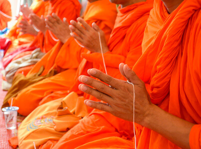 Die Lebensweise von buddhistischen Mönchen