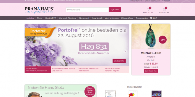 Pranahaus: Gelungener Shop für Liebhaber des Natürlichen + Gutscheine Pranahaus