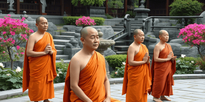 Buddhistische Mönche